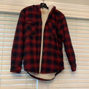 Lined flannel jacket